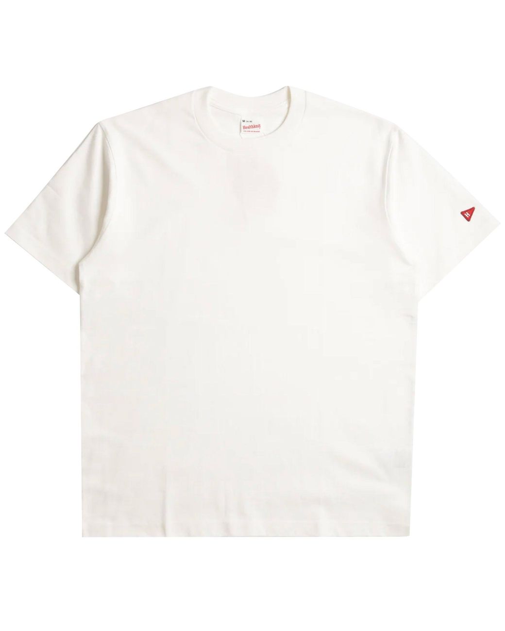 Healthknit White Open-End Dry Jersey Crewneck T-Shirt for men