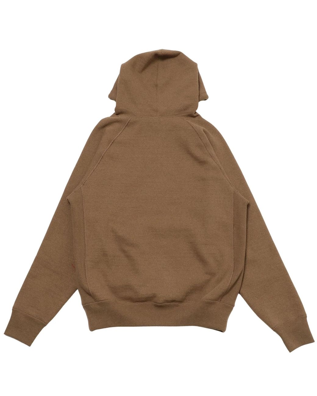 Wonder Looper Brown Double Heavyweight Iron Mordant Foxfibre Pullover Hoodie for men