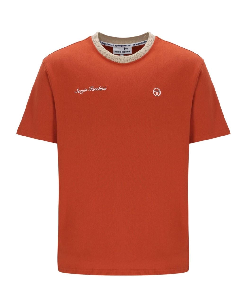 Sergio Tacchini Orange Berto T-Shirt for men