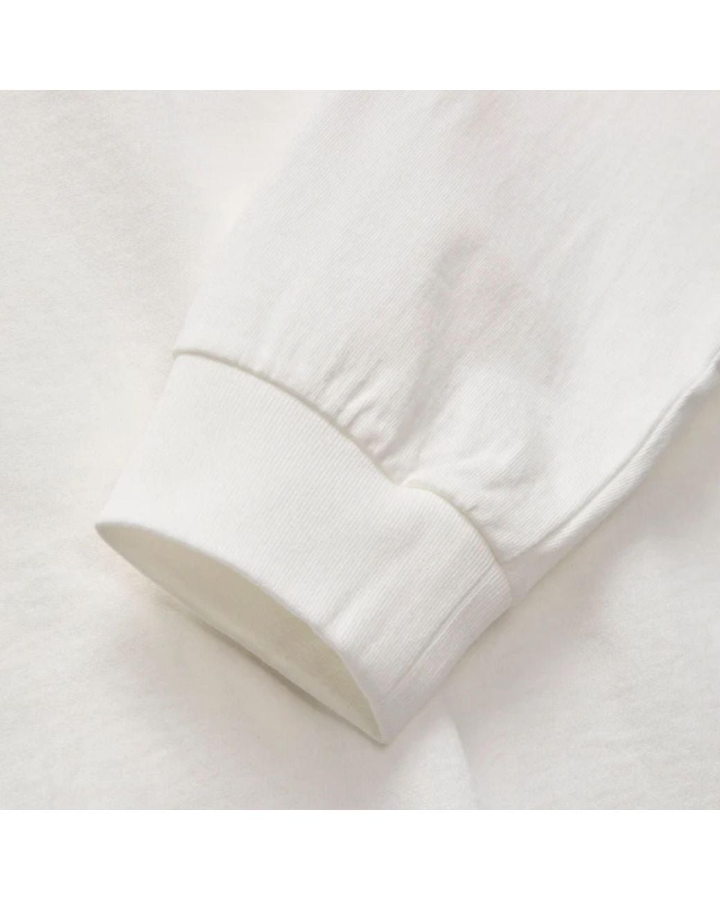Orslow White Long Sleeve Just T-Shirt for men