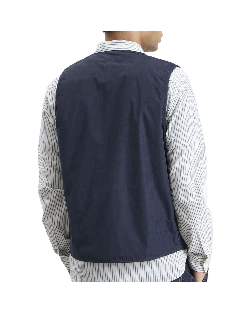 Universal Works Blue City Waistcoat for men