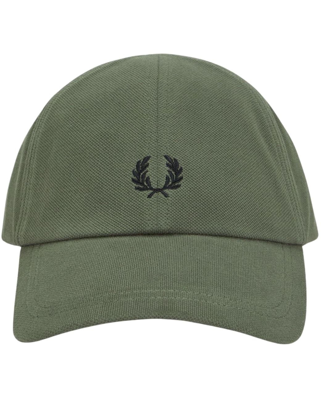 Fred Perry Green Classic Piqué Cap for men