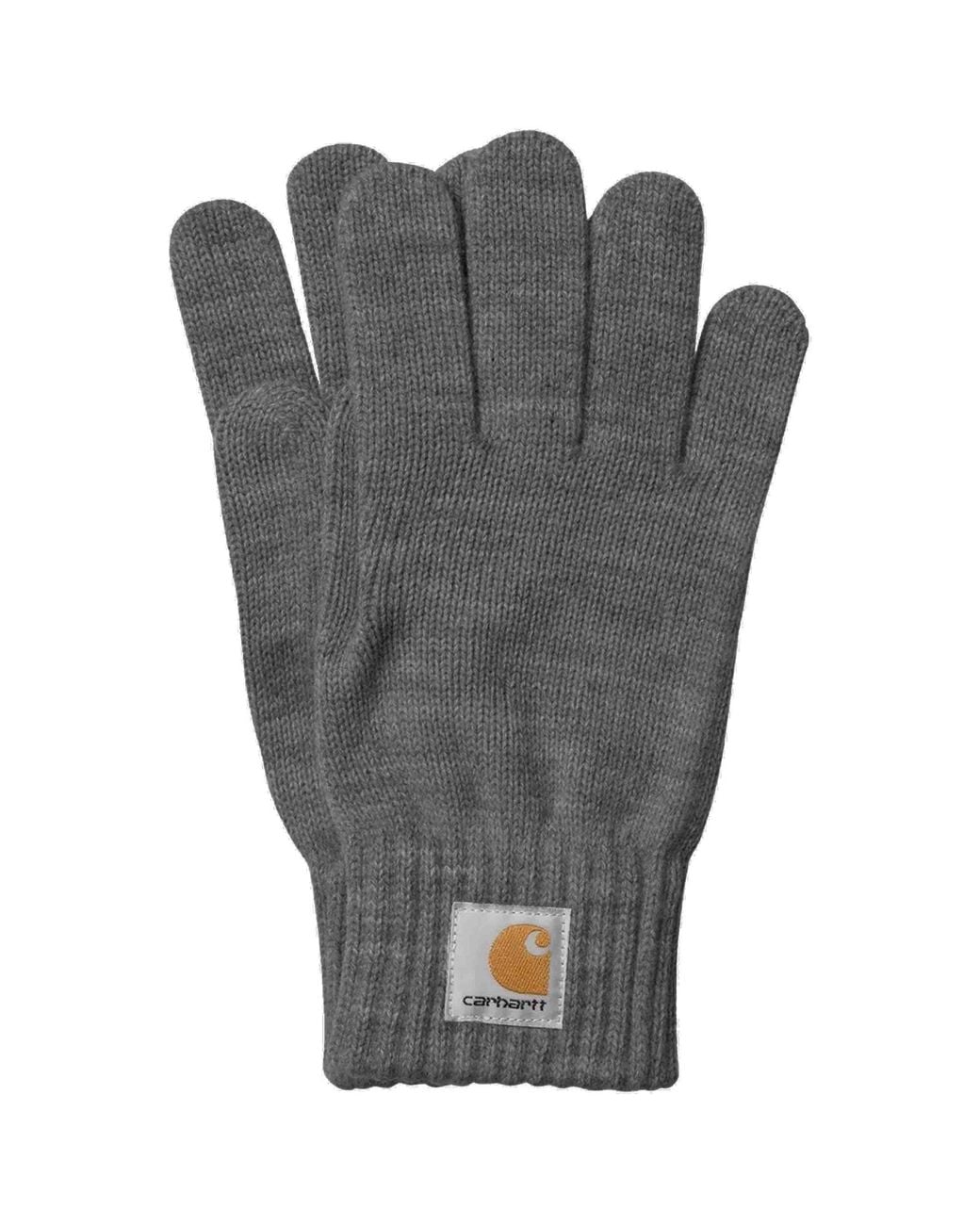 Carhartt Gray Watch Gloves for men