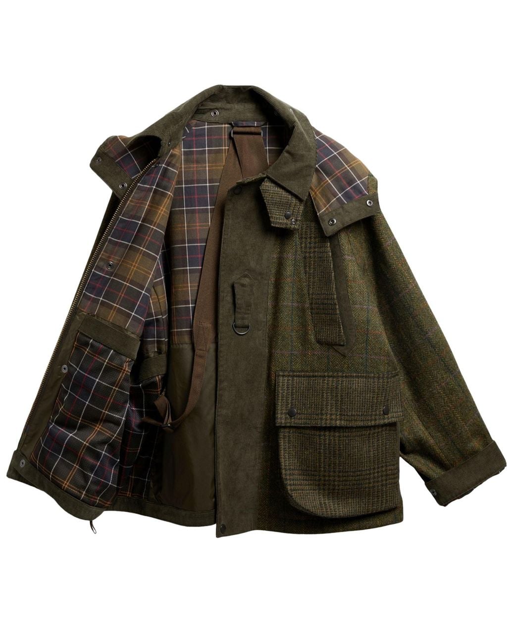 Barbour X Norbit Green Wool Jacket for men