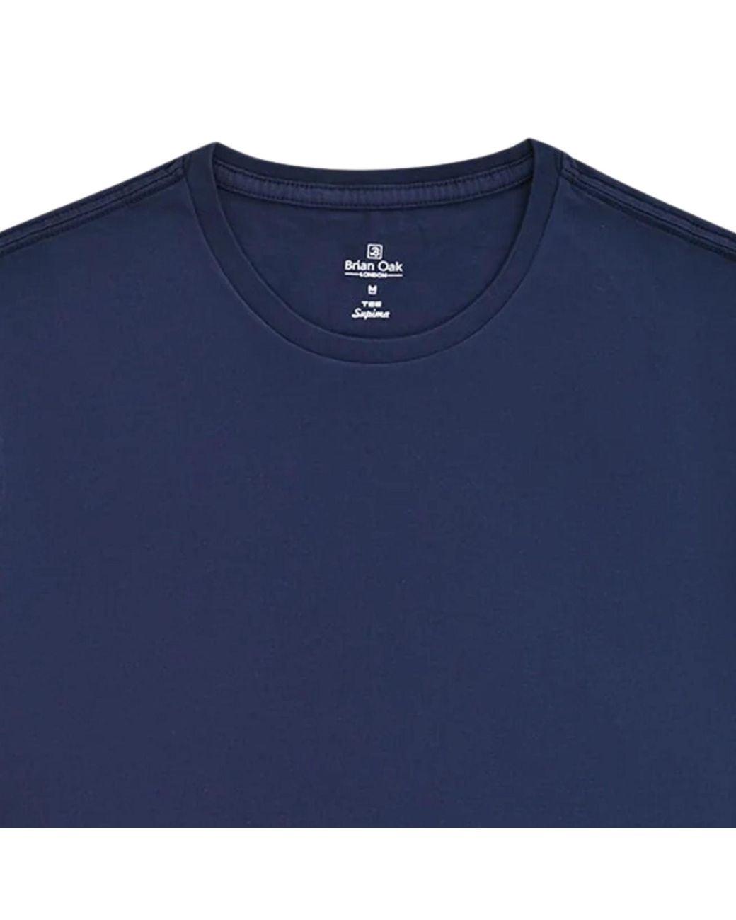Stuarts London Blue Brian Oak Pure Supima Cotton T-Shirt for men
