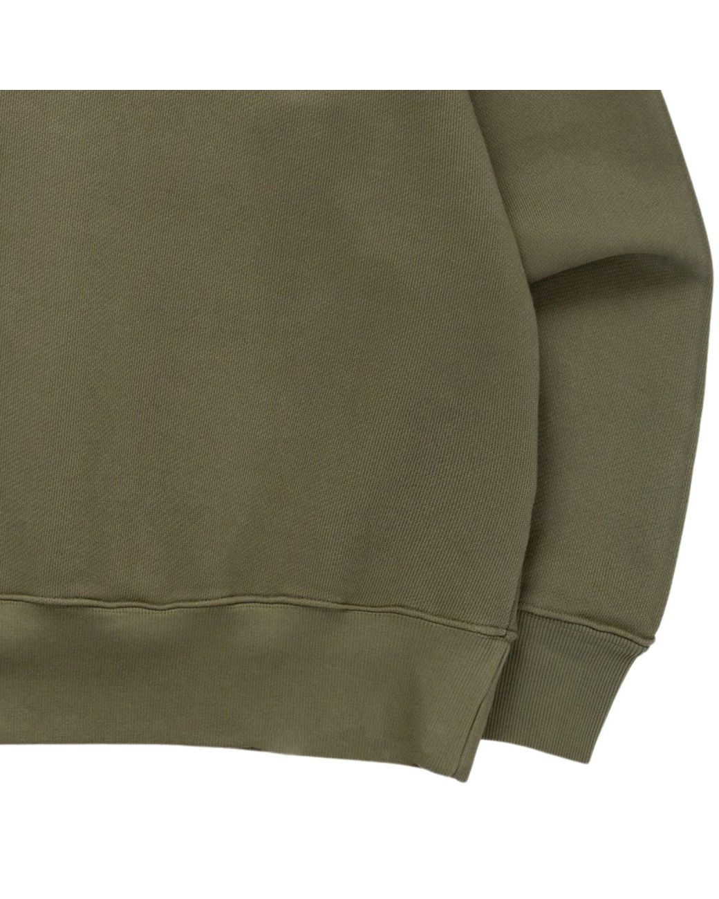 Power Goods Green Loopback Crewneck for men