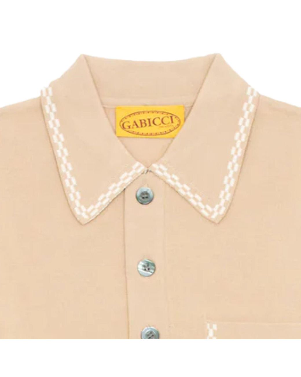 Gabicci Natural Alexander Polo Shirt for men