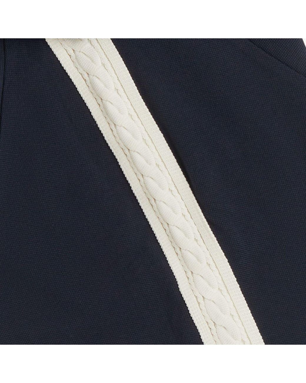 Fred Perry Blue Cable Taped Polo Shirt for men