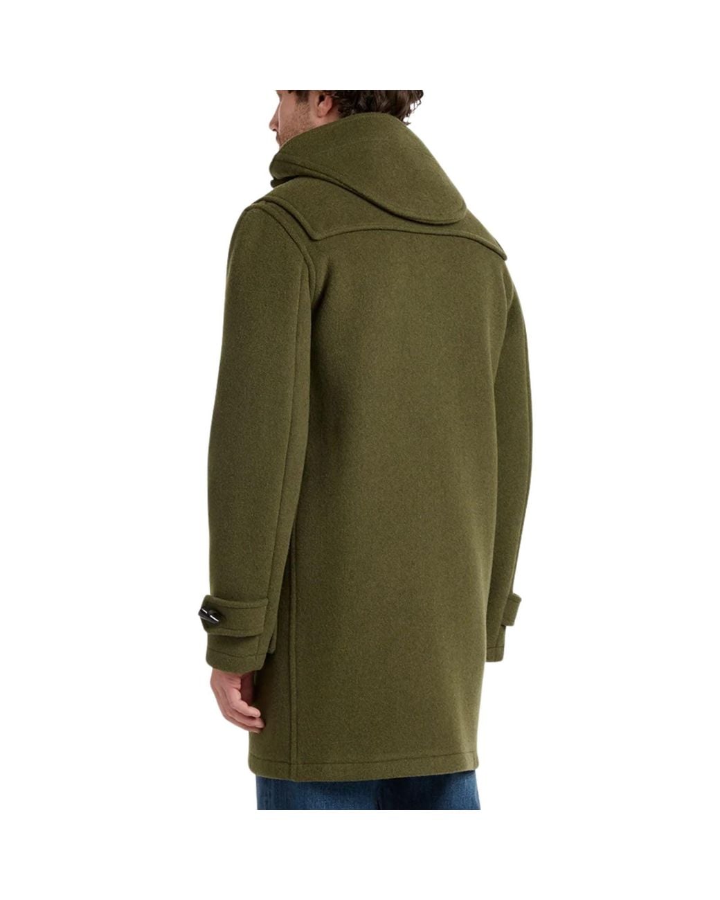Gloverall Green Morris Duffle Coat for men