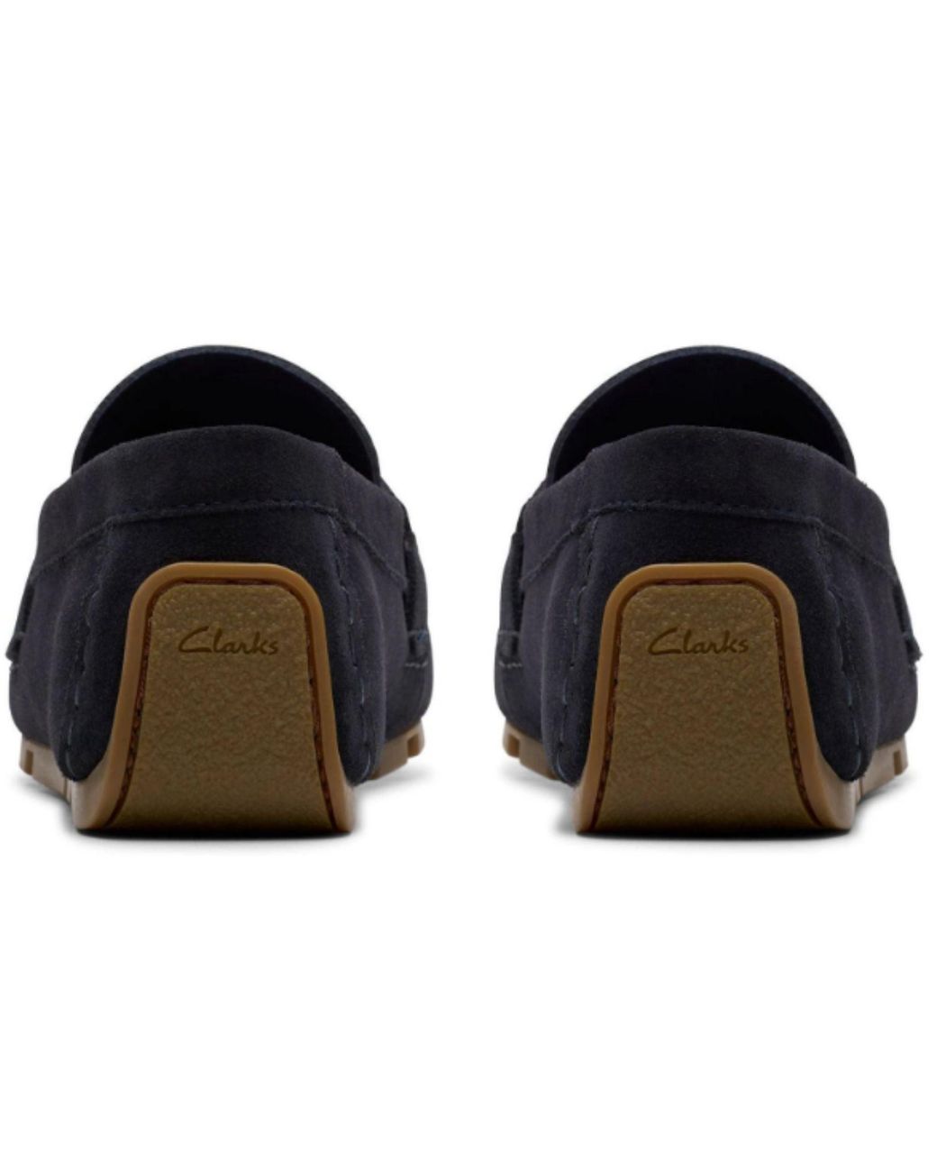 Clarks Blue Corsley Bar Loafers for men