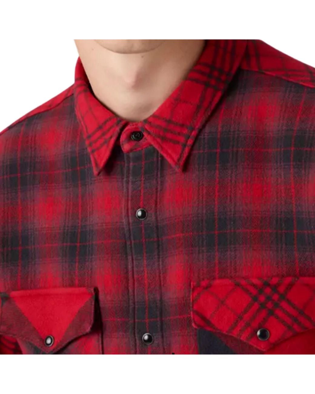 Levi's Red Levi's Pieced Relaxed Western Shirt for men