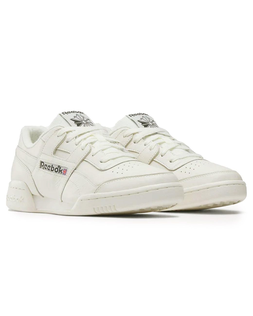 Reebok White Workout Plus Low-Top Trainers for men