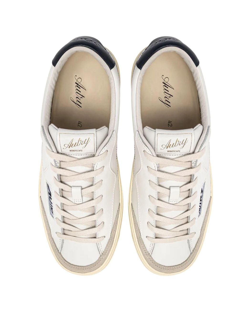 Autry White Windscape Low Sneakers for men
