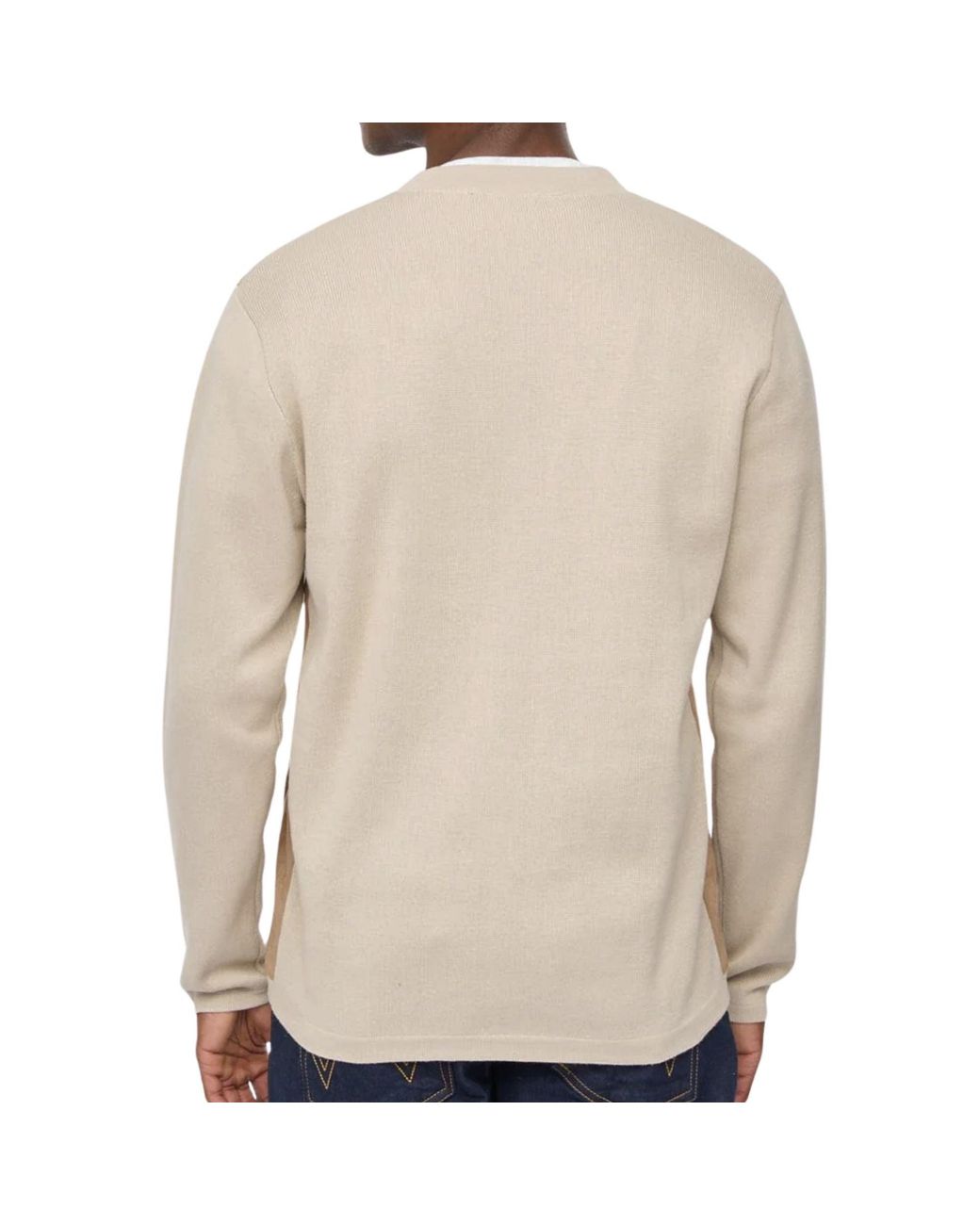 Gabicci Brown Hurst Long Sleeve Knit Cardigan for men