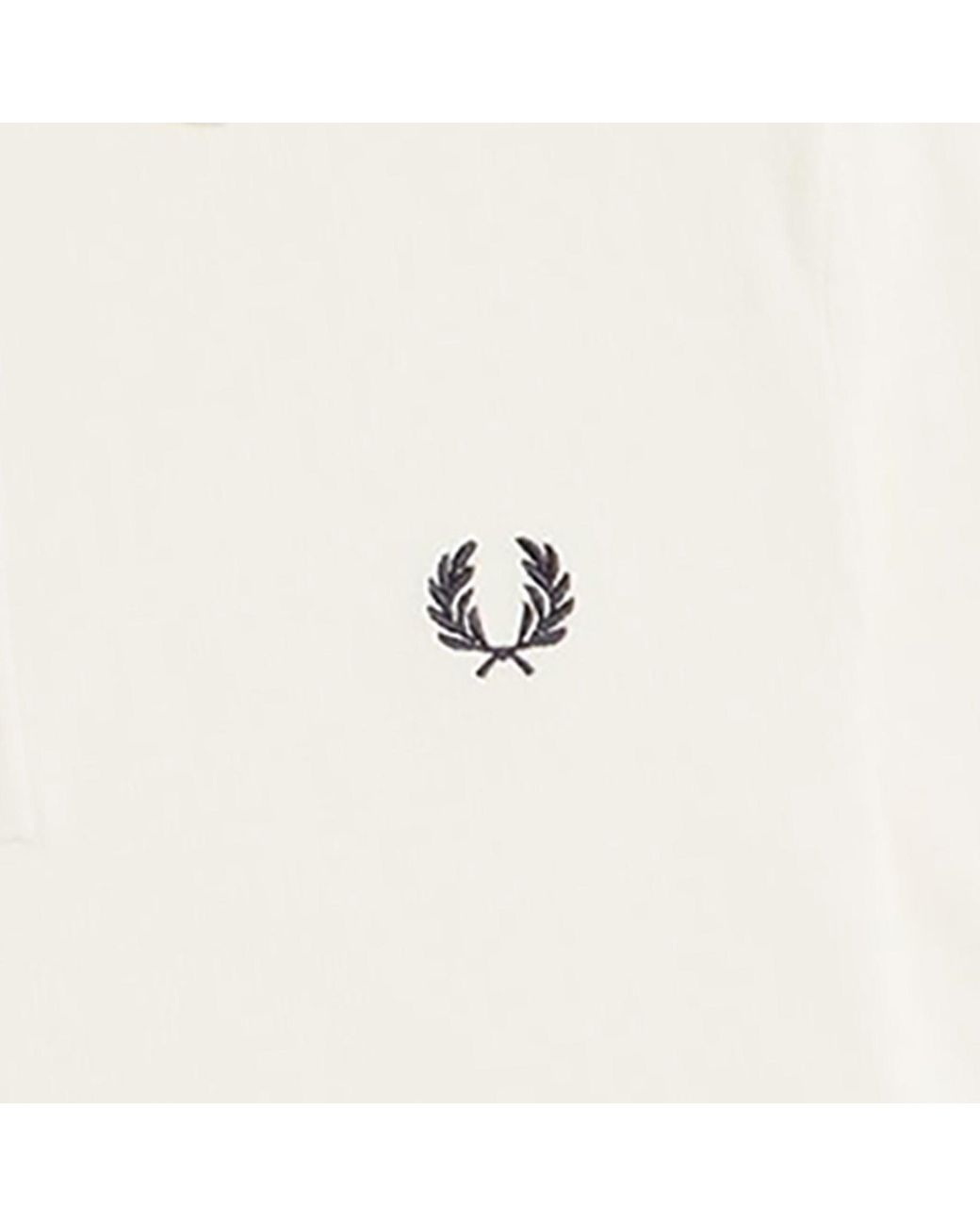 Fred Perry White Knitted Cotton Shirt for men