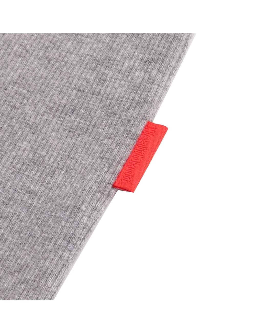 Healthknit Gray Heavyweight Rib Crew T-Shirt for men