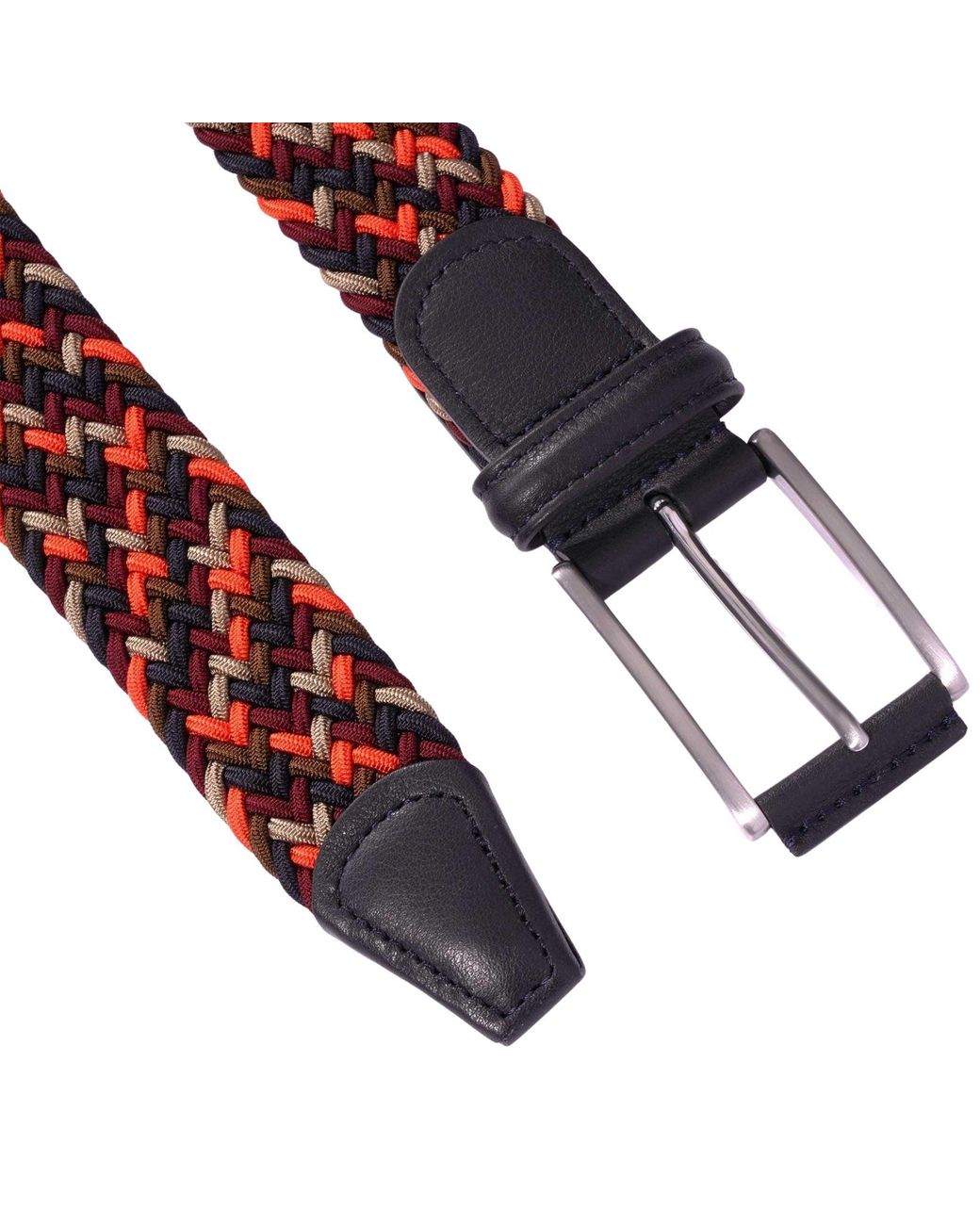 Andersons Red Woven Belt for men