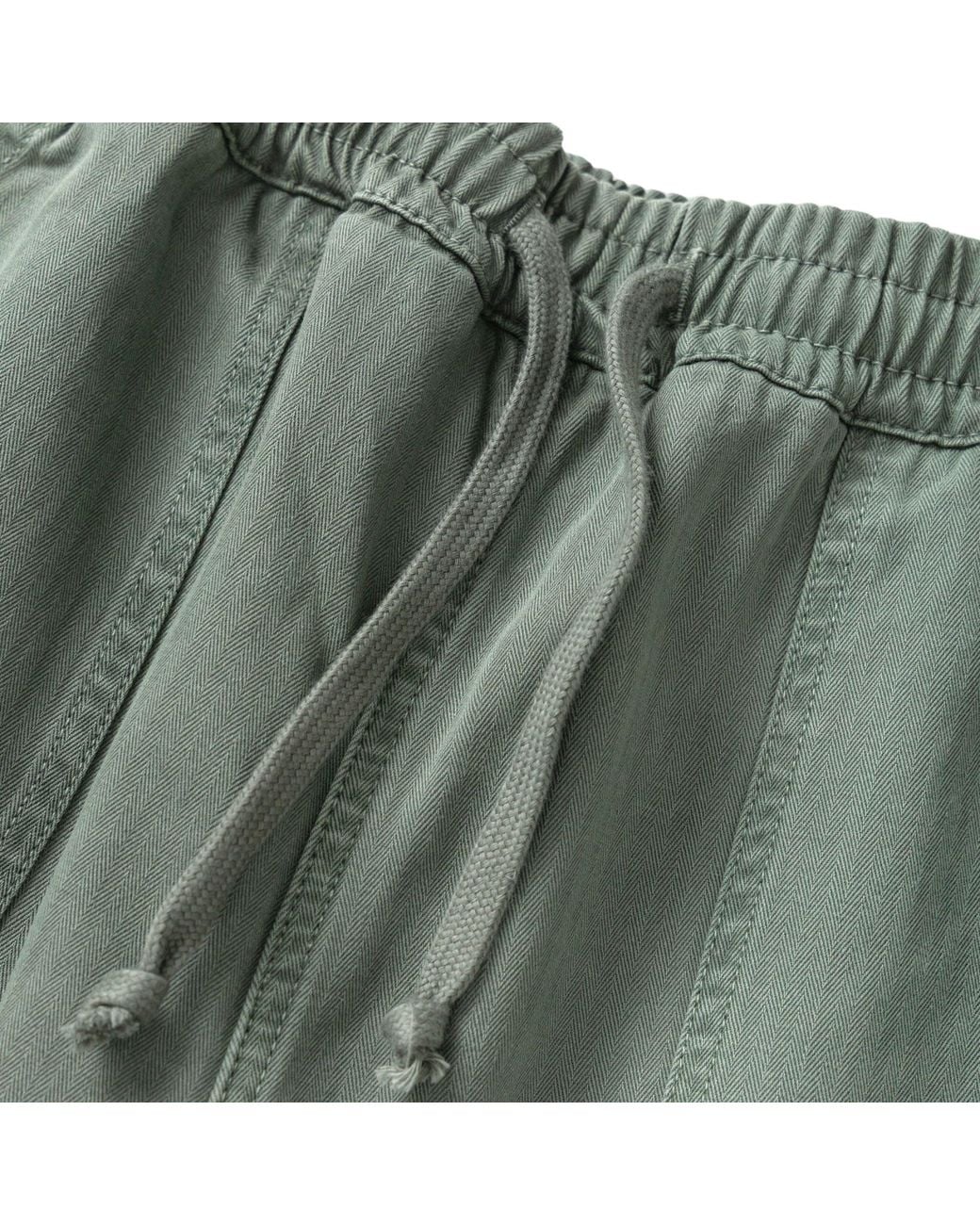 Service Works Green Pigment Herringbone Chef Pants for men