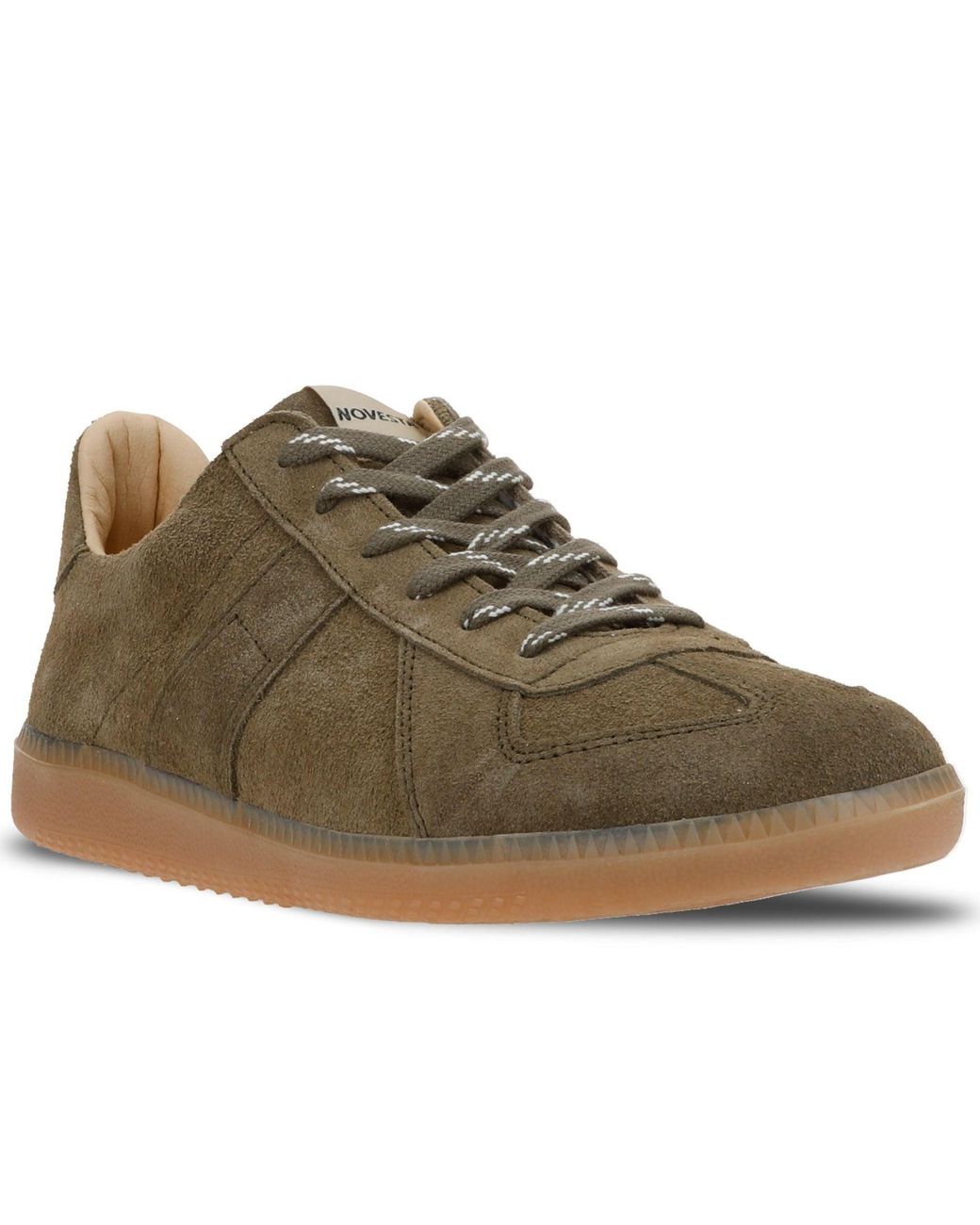 Novesta Brown All Suede German Army Trainer Gat for men