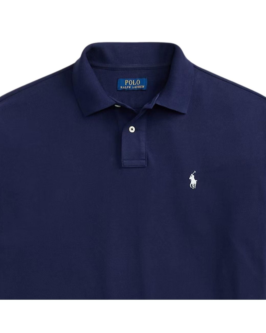 Polo Ralph Lauren Blue Relaxed Fit Mesh Polo Shirt for men