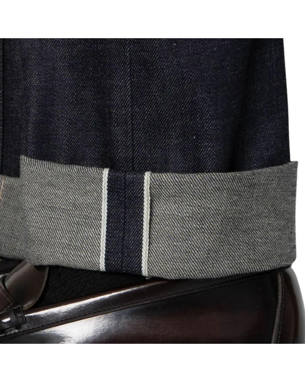 Naked & Famous Blue Weird Guy Fox Fibre Weft for men