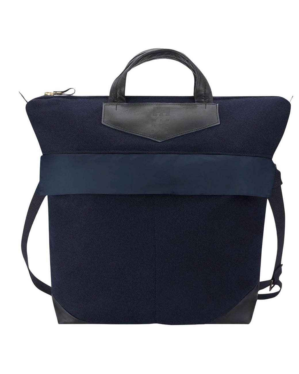 MINNESSAK Blue X Gloverall Cross Body Bag for men