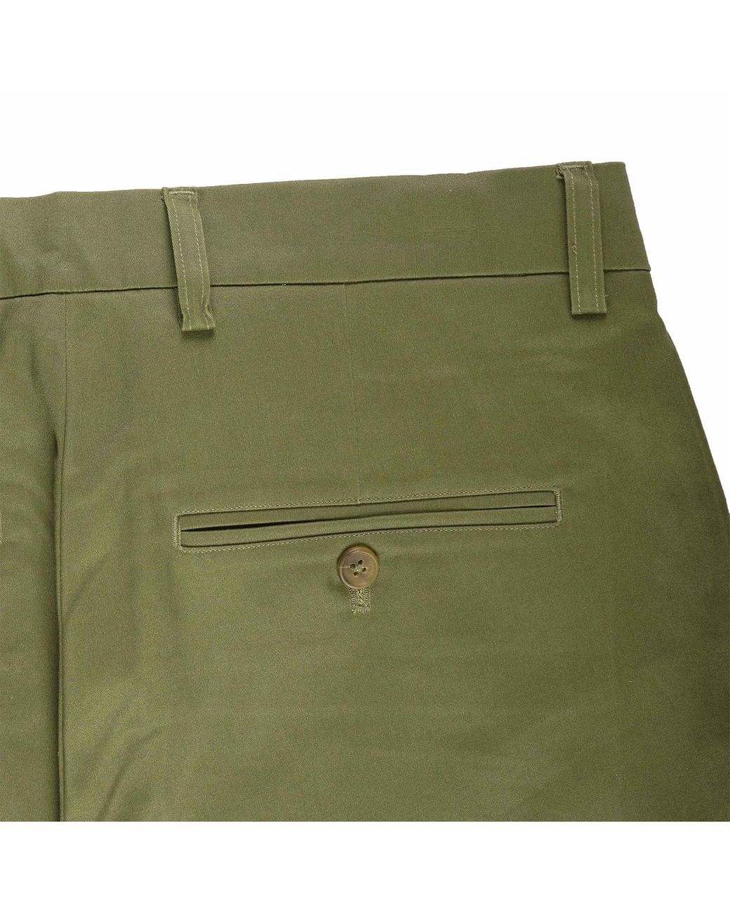 real hoxton Green Chino Shorts for men