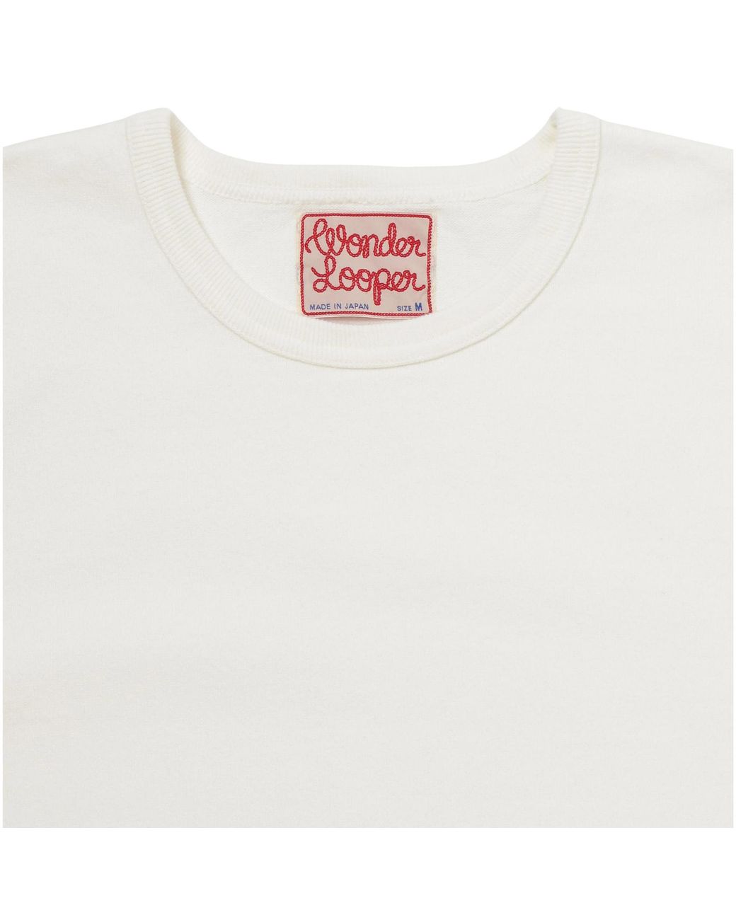 Wonder Looper White Double Heavyweight T-Shirt for men