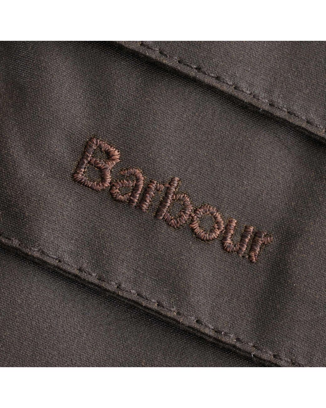 Barbour Gray Game Waxed Cotton Parka for men