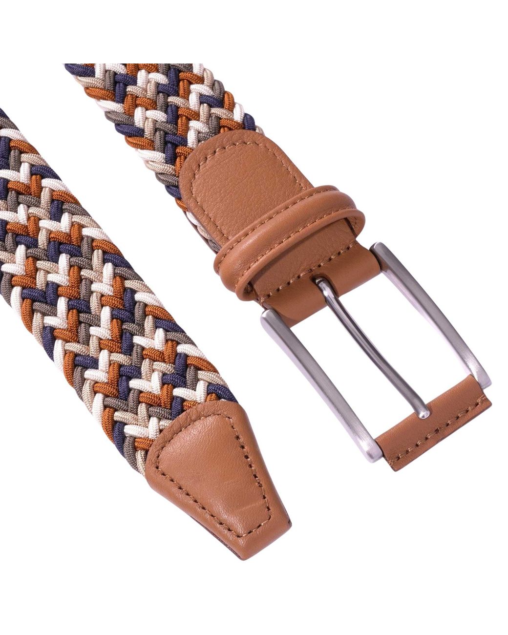 Andersons Pink Woven Belt for men