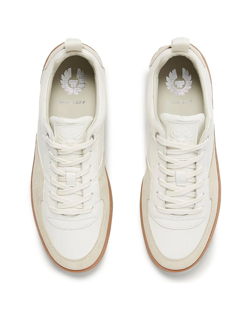 Belstaff White Croft Trainers for men