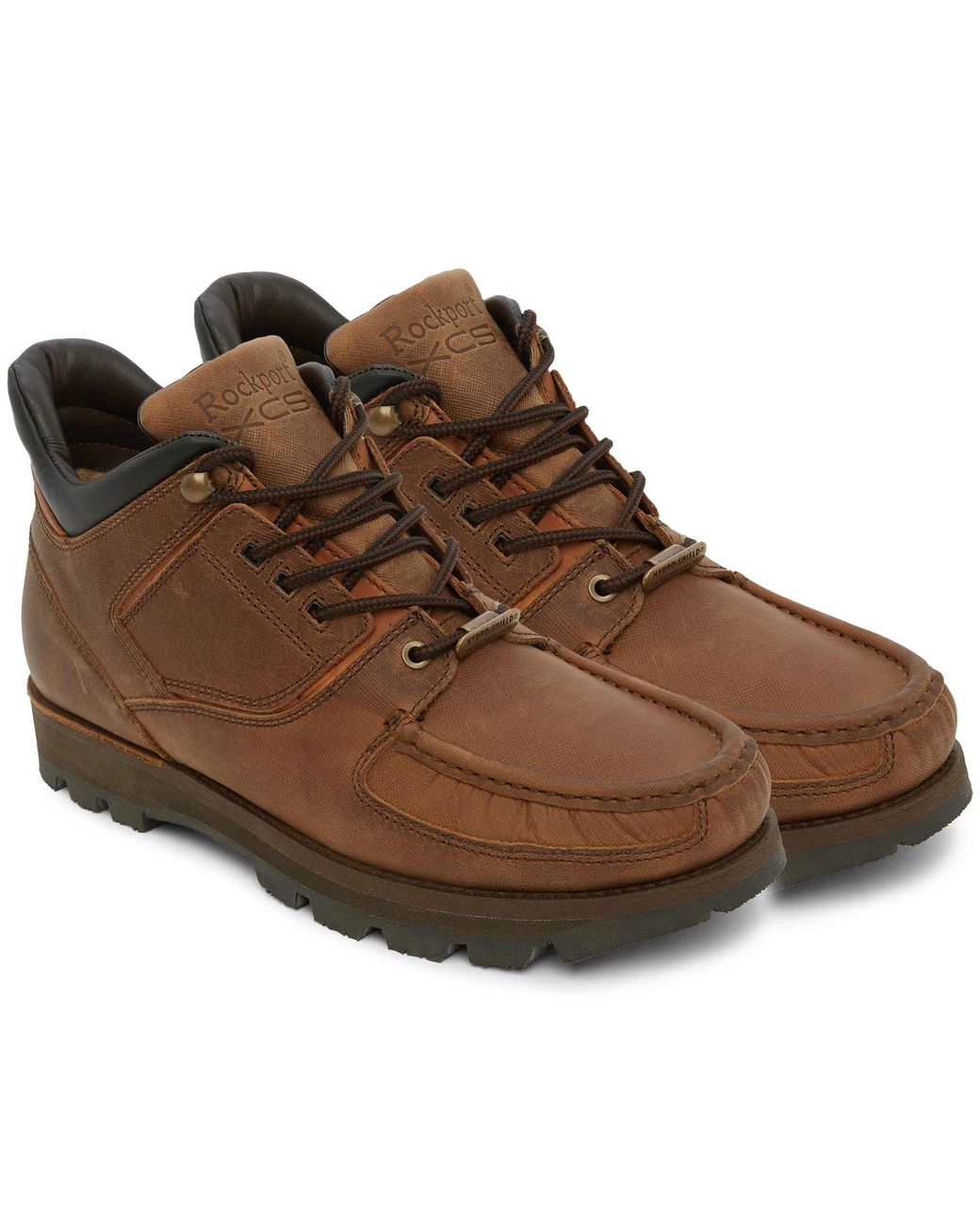 Rockport Archive Brown Umbwe Hiker Boots for men