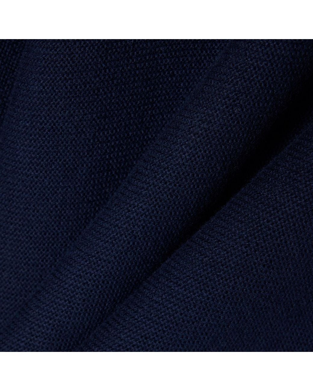 Lacoste Blue Classic Fit Long Sleeved Knitted Polo Shirt for men