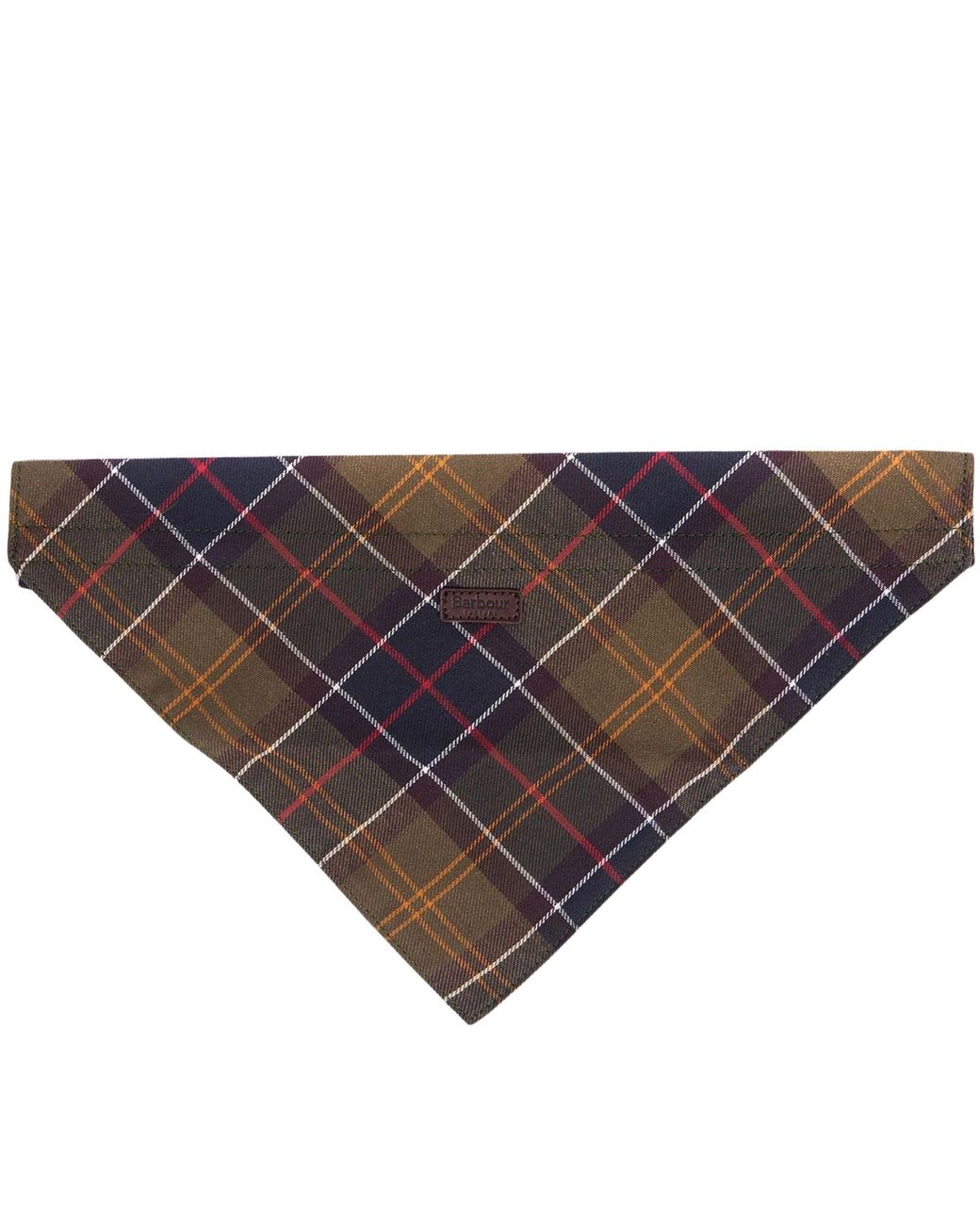 Barbour Brown Dog Tartan Bandana for men