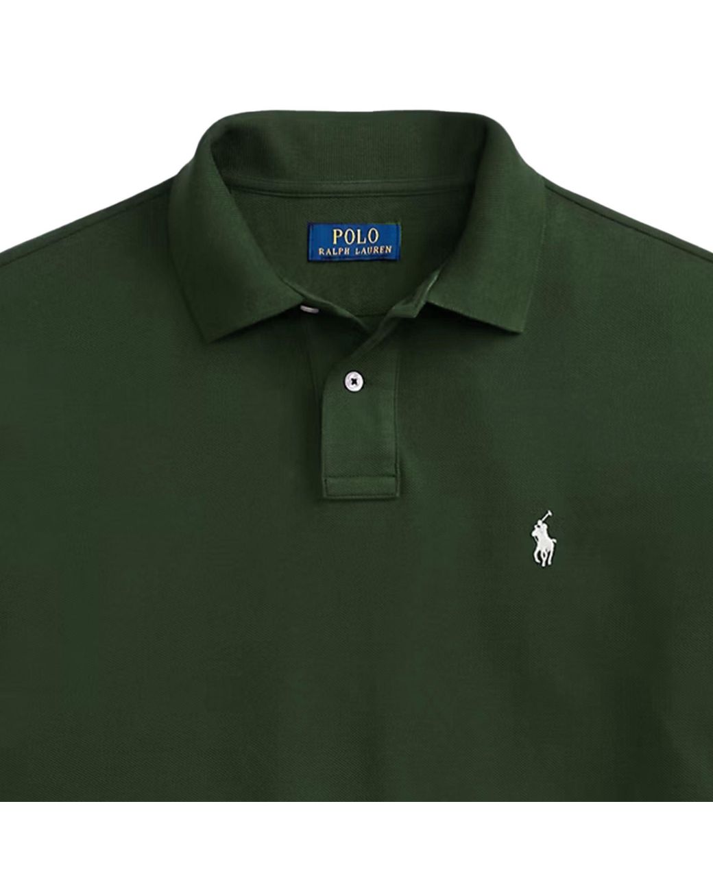 Polo Ralph Lauren Green Relaxed Fit Mesh Polo Shirt for men