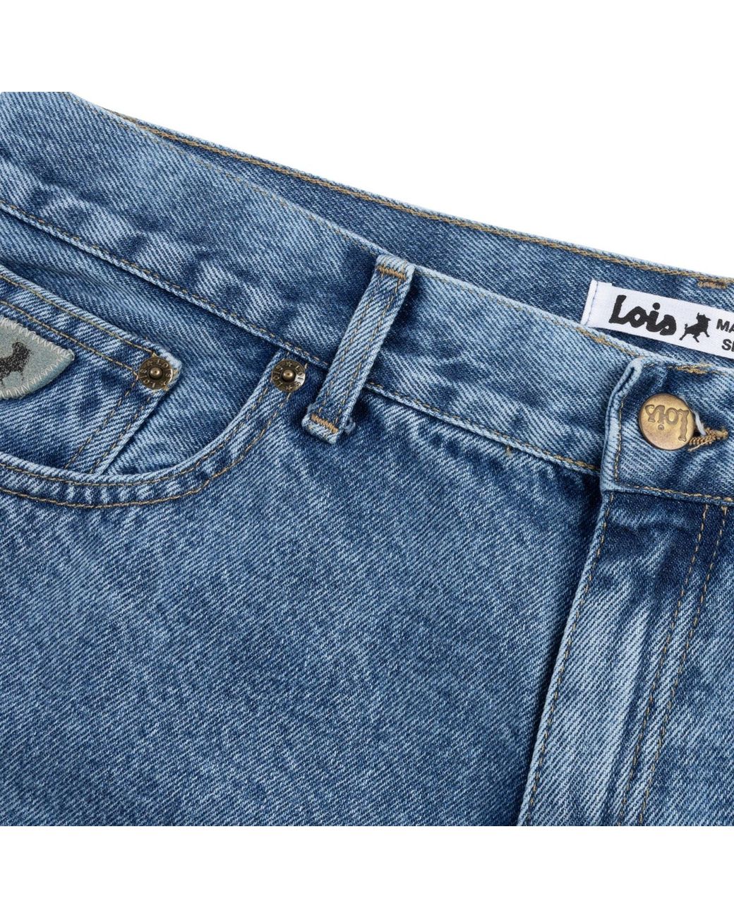 Lois Blue Pepe Corvette Denim Short for men