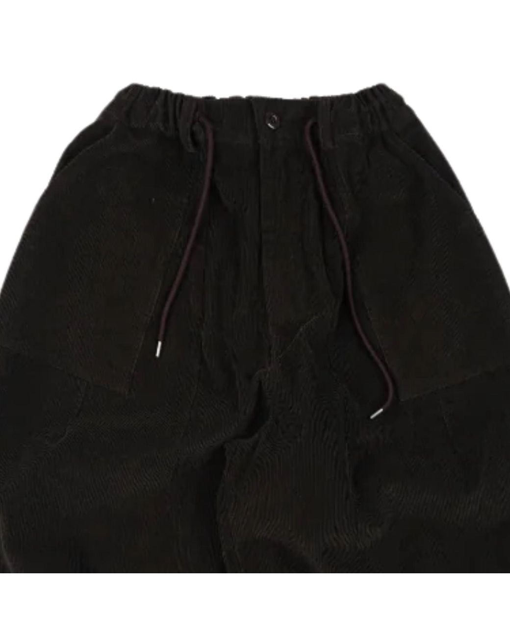 FRIZMWORKS Black Corduroy Balloon Pants for men