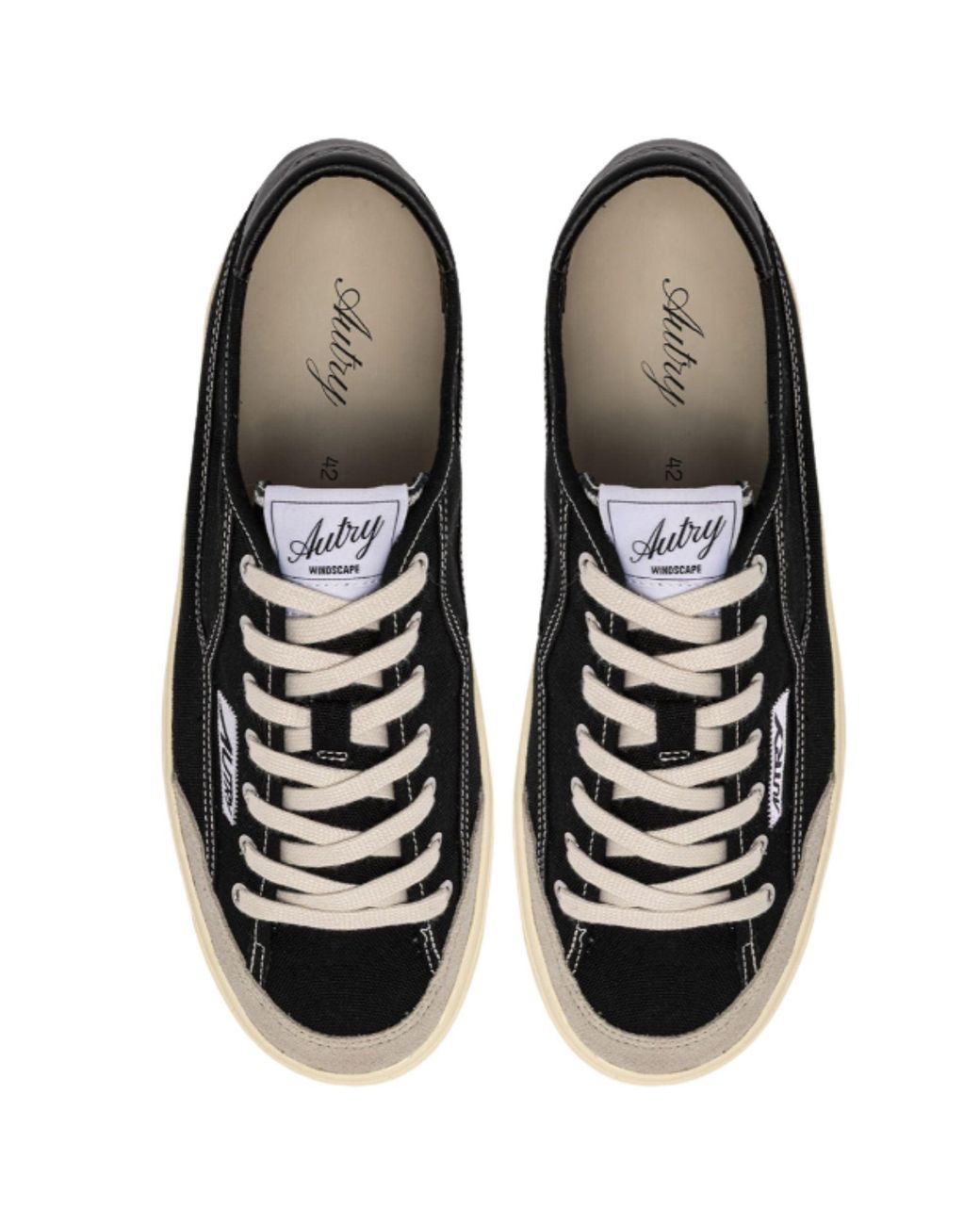 Autry Black Windscape Low Sneakers for men