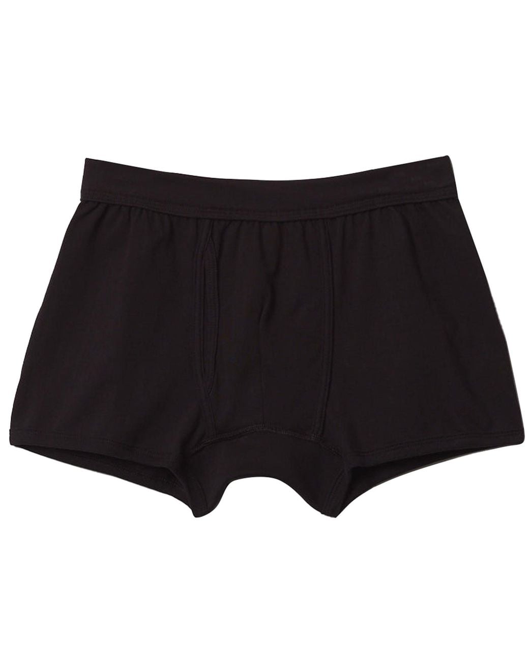 Merz B. Schwanen Black 254 Loopwheeled Boxer Brief for men