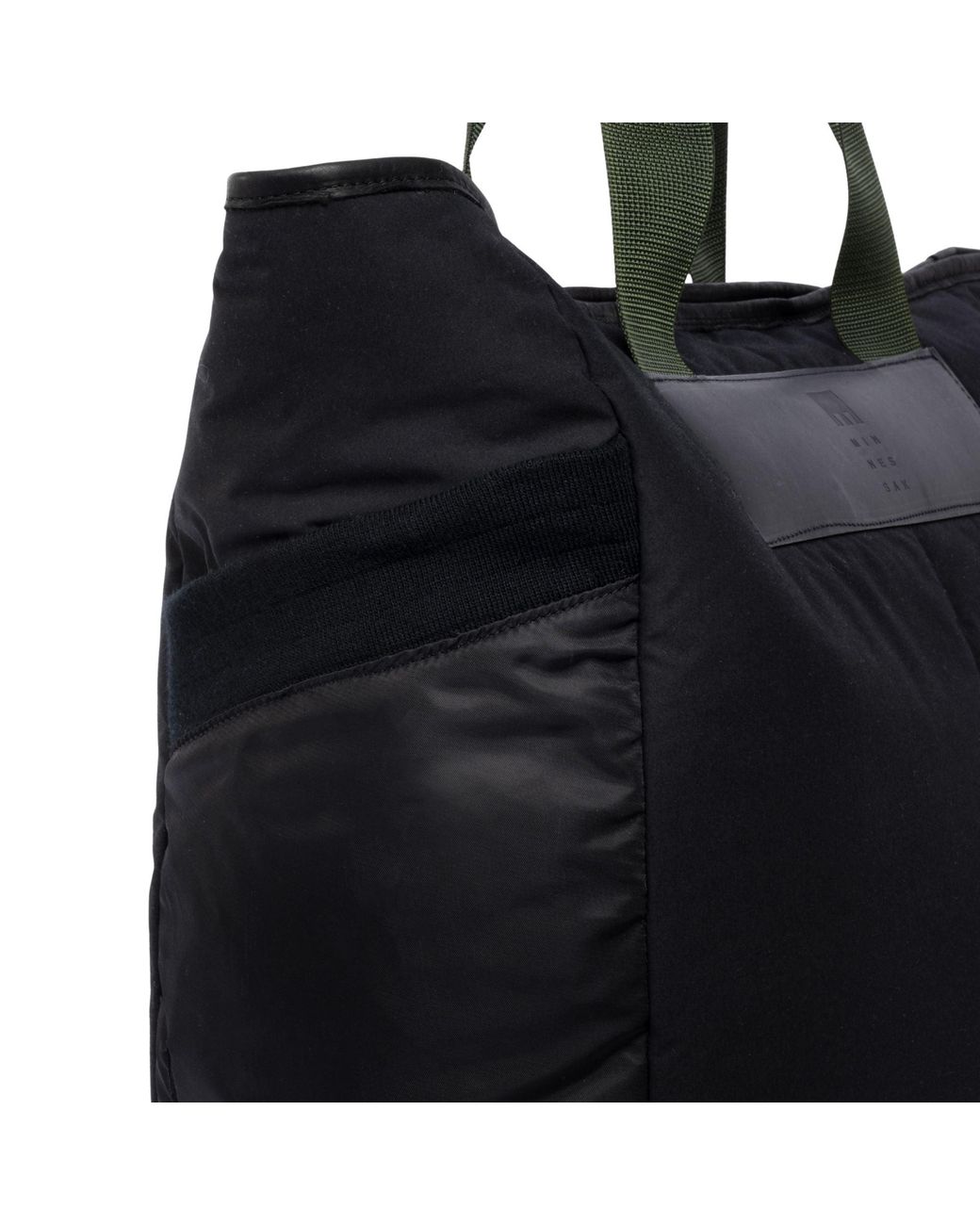 MINNESSAK Black Large Tote for men