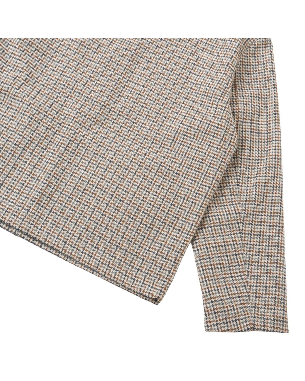 Universal Works Brown Lester Dogtooth Franck Jacket for men