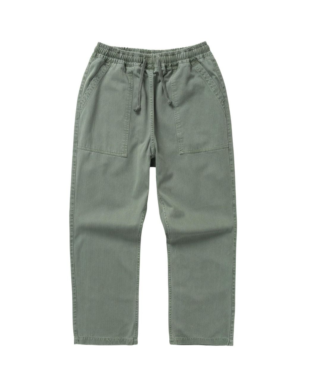 Service Works Green Pigment Herringbone Chef Pants for men