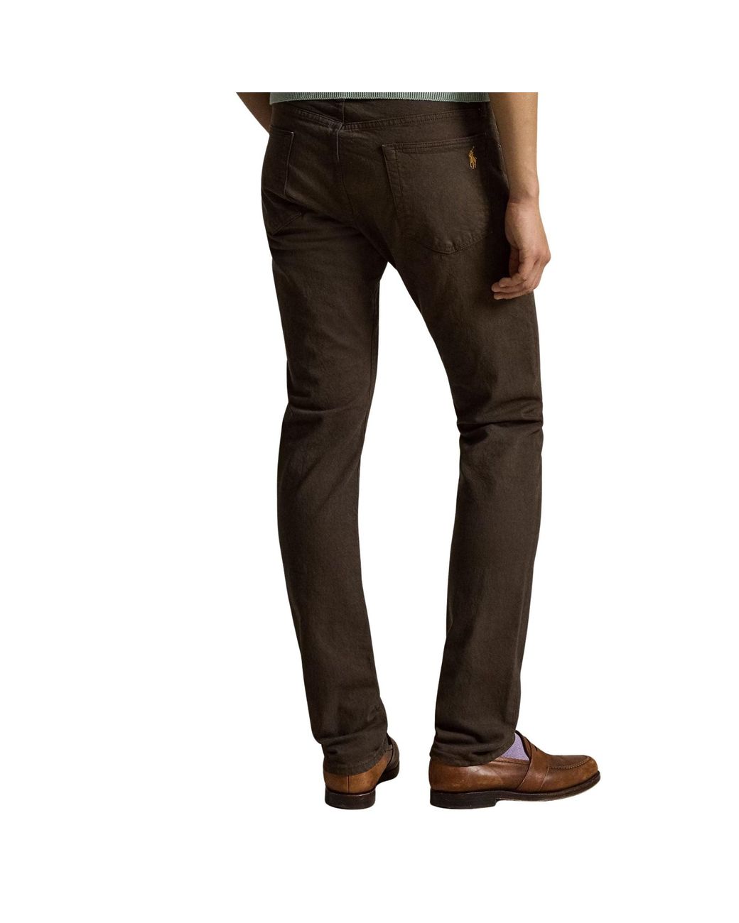 Polo Ralph Lauren Brown Sullivan Slim Polo Pony Stretch Jean for men