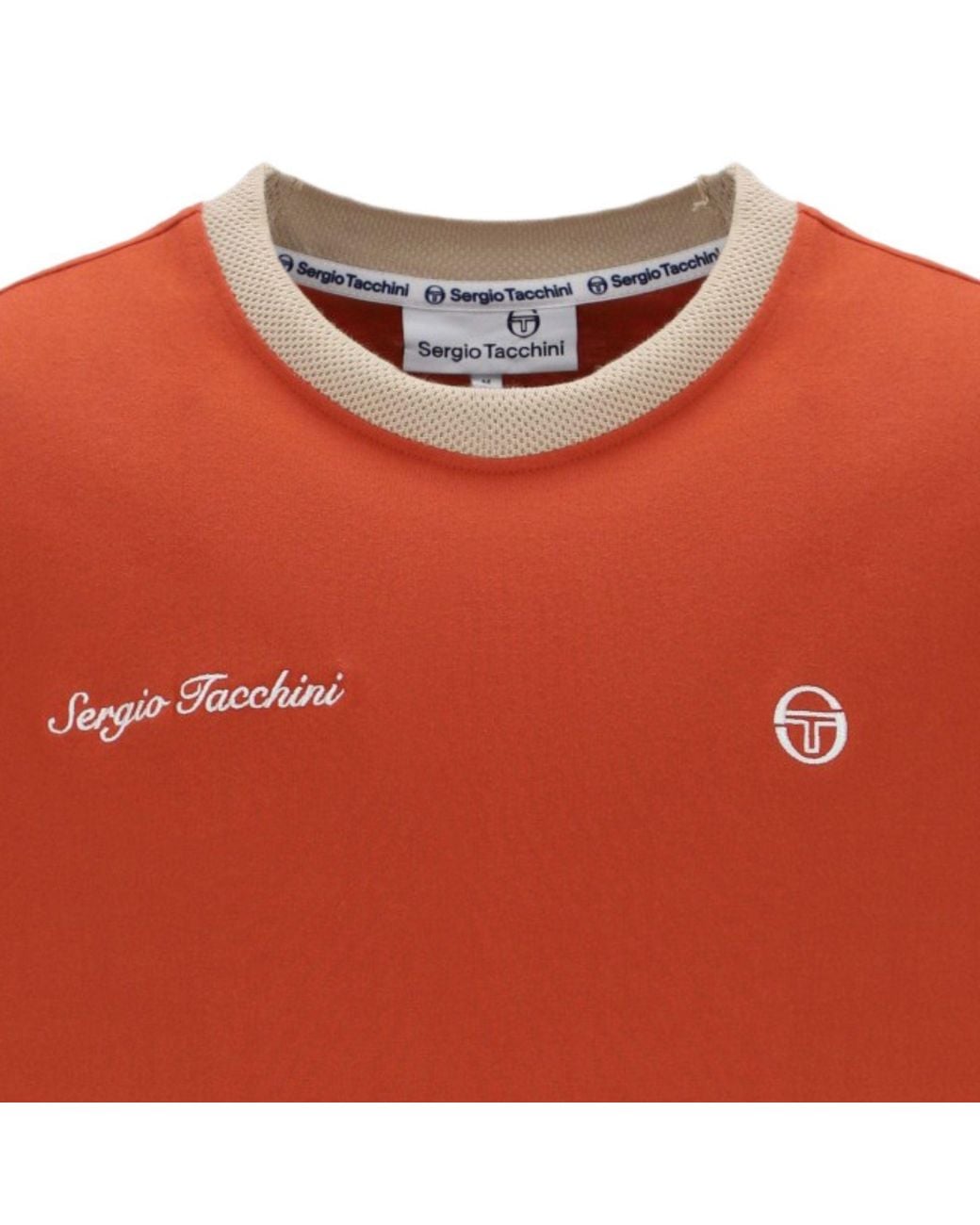 Sergio Tacchini Orange Berto T-Shirt for men