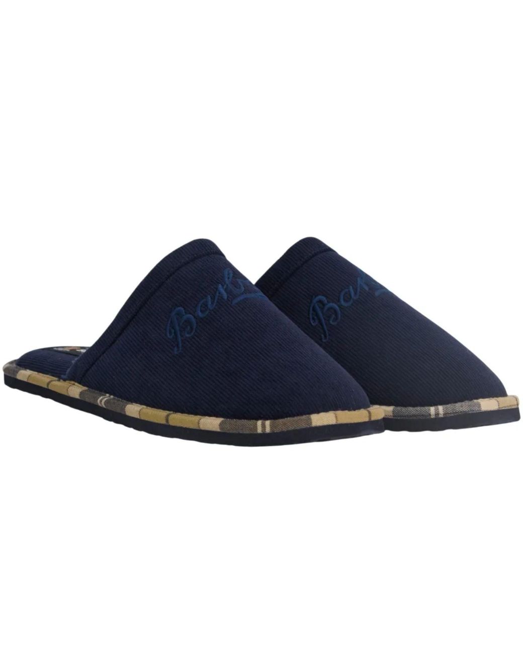 Barbour Blue Everlee Slippers for men