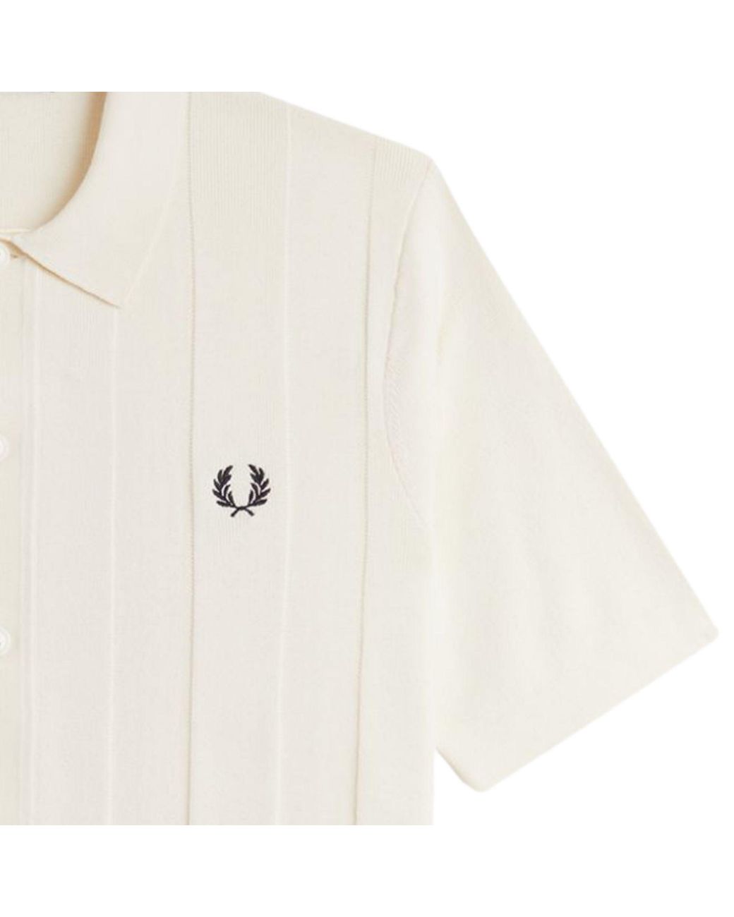 Fred Perry Natural Tonal Vertical Stripe Shirt for men