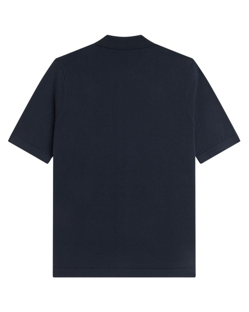 Fred Perry Blue Argyle Button Through Shirt for men