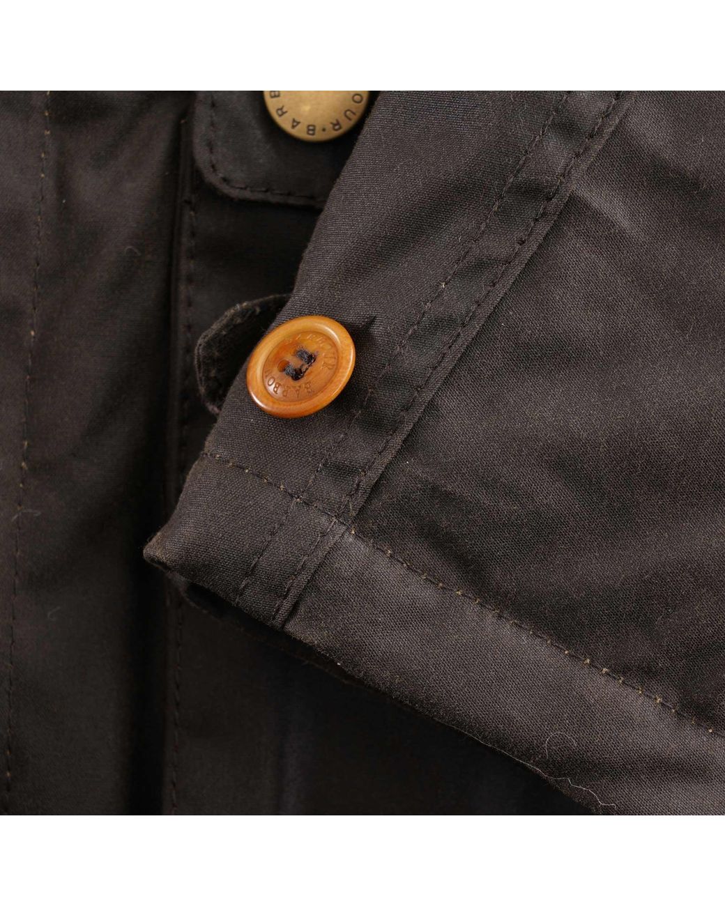 Barbour Gray Game Waxed Cotton Parka for men