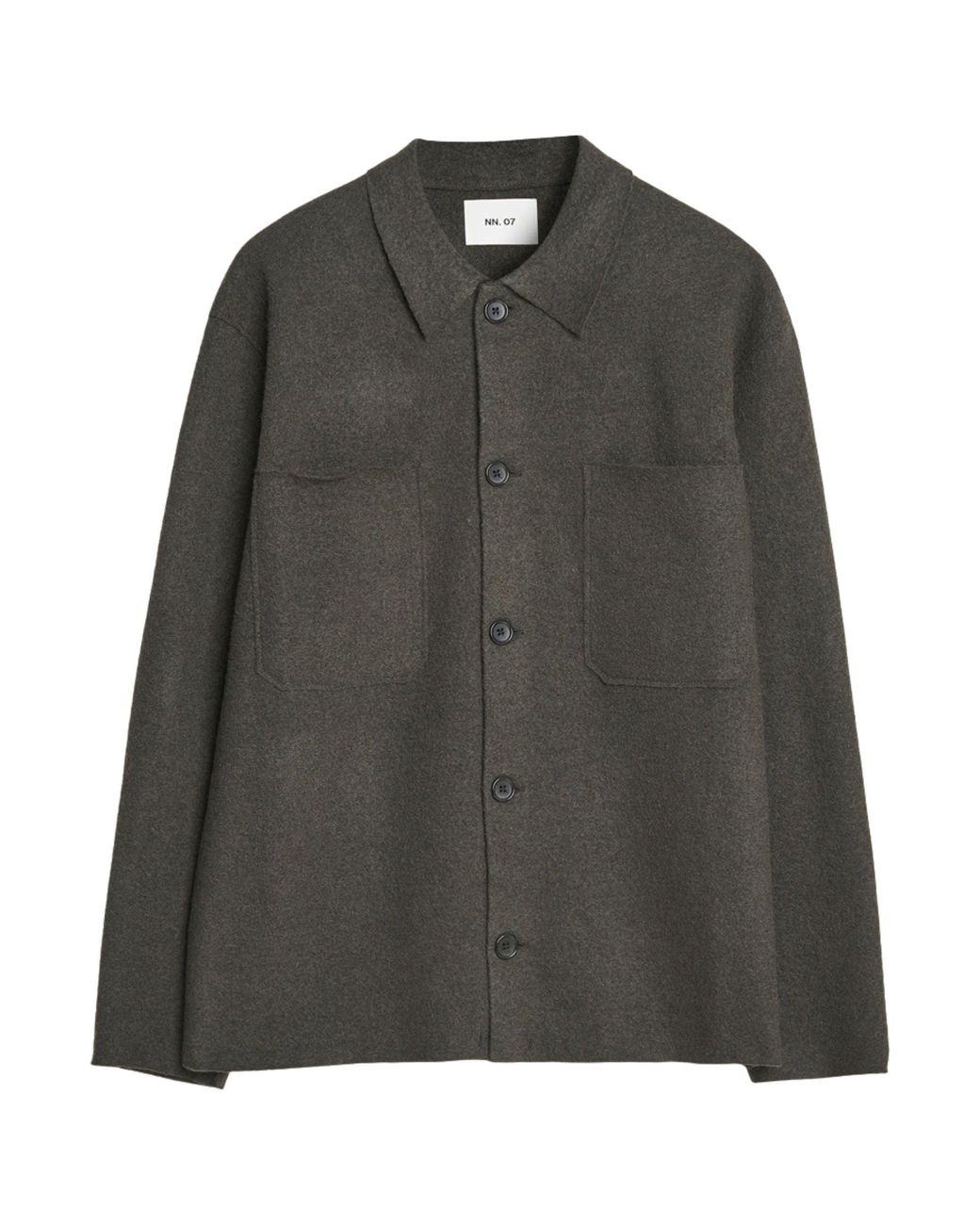 NN07 Black Jonas Overshirt for men
