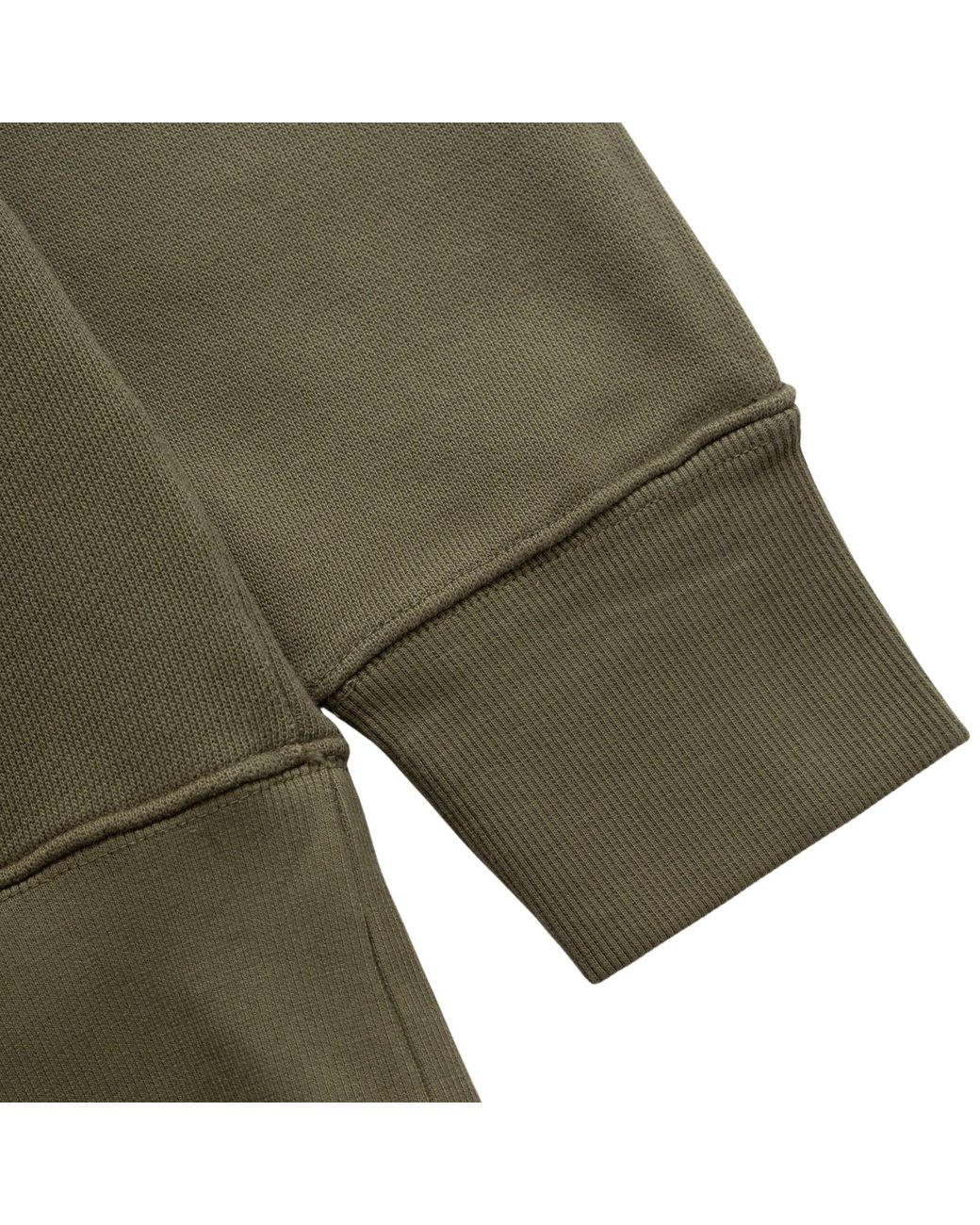 Power Goods Green Loopback Crewneck for men